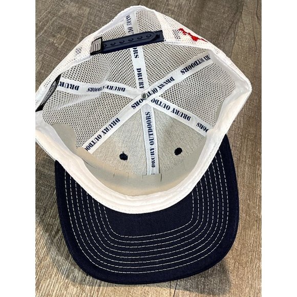 Drury Outdoors DOD Snapback Adjustable Trucker's Hat Red/White/Blue - Picture 5 of 10
